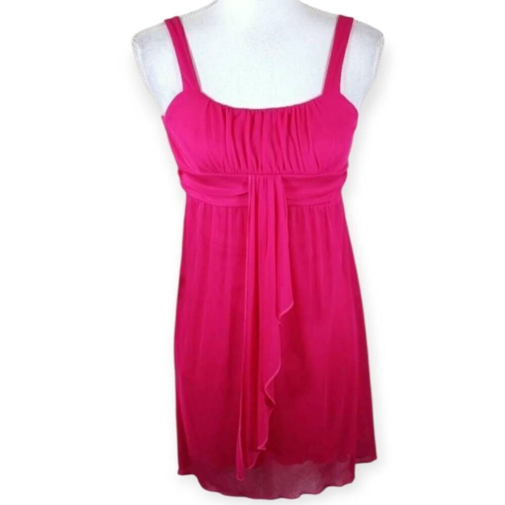 RUBY ROX HOT PINK DRESS SZ.YL EUC.